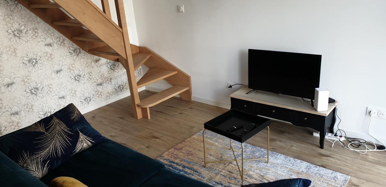 圣康坦L'Aurore Doree, Duplex Renove - Parking Prive - Wifi Gratuit公寓 外观 照片